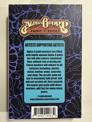 Alpha6 Acrylic Paint Markers 6pack 4mm New