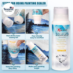 Diamond Painting Sealer 2 Pack 240ML 5D Diamond Painting Glue Sealer Permanent H