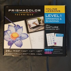Prismacolor Technique 26ct NATURE Drawing Set -Level 1 Drawing & Shading-new