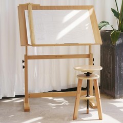 conda Wood Drafting Table – Adjustable Height, 35.5″x23.5″ Plan Table for Con…