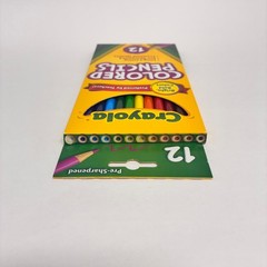 CRAYOLA 68-4012 Colored Pencils, 12ct BRIGHT Bold Colors | 2014 Made in Brazil