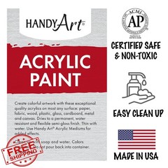 Handy Art Vermillion Acrylic Paint 64 oz