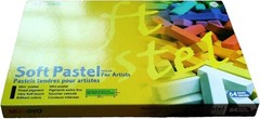 Soft Pastel Square Chalk Set 64 Colors for Drawing Coloring Sketching UK