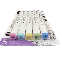 New PrimeArt Marker Premium Fabric Marker 5-Pack Set – Pastel Colors