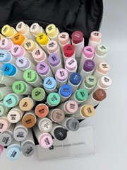 Rare 19 Colors Japan Limited Ohuhu 80 Pastel Markers Brush & Chisel B170 missing