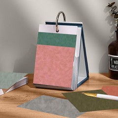 Colabrili Scrapbook Paper 12×12, Double-Sided Suede Textured 12×12 in, Warm