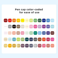60 Colors Acrylic Paint Markers Pens Set, Soft Brush Tip Markers with Fast Dryin