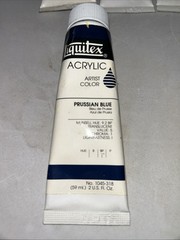 liquitex acrylic paint lot Of 7-2oz Tubes 1-4oz Tube And 30 Brushes Ready To Use