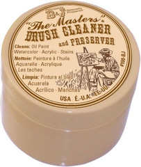 Non-Toxic Paint Brush Cleaner and Preserver, 1 Ounce | Artist Brush Soap Removes