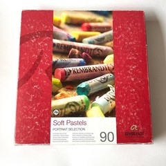 Rembrandt Soft Pastel Set – Set of 90, Portrait – used condition