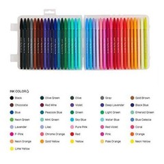 Monami PLUS PEN 3000 Color Pen, Set of 36, Assorted