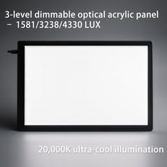 BEONEGLOBAL Letter Size 8.5″ × 11″ A4 Ultra-Thin Light Box for Slide Viewing,…