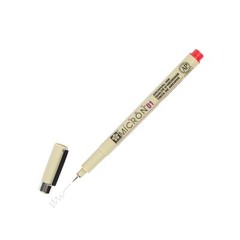 XSDK01-19 Sakura Pigma Micron 01 Marker Pen, 0.25mm Tip, Red, Pack of 1