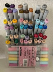 COPIC set for sale, 57 pieces.