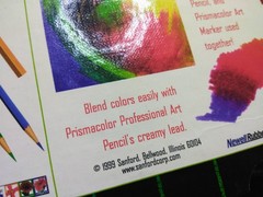 vtg. 1999 Prismacolor Professional Soft Thick Lead Colored Pencils 110 Count