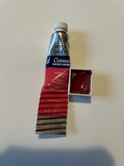 Winsor and Newton Cotman Permanent Rose With Half Pan