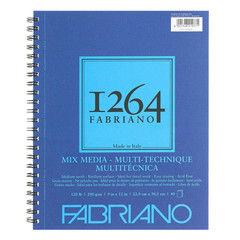 Fabriano 1264 Mixed Media Pad 9 X 12 120 Lb.
