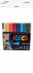 POSCA PC-5M 80 Markers Master Box 10 Sets Uni Paint Pens Japan