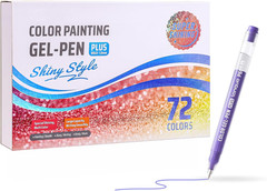Glitter Gel Pens, Metallic Glitter Pens for Adult Coloring Books, Journaling, Dr
