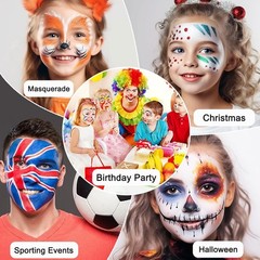 12pcs face painting pens Unlock creative parent – child moments
