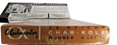 Vtg Weber Costello Char-Kole Charcoal Lot 2 Box 24 Sticks Total Preowned Unused