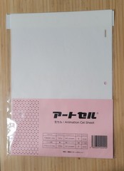 Art Cel® Animation Cels Drawing Raw Sheet Classic 100μ A4 3 Holes 8 Sheets Anime