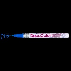 UCHIDA 200-C-3 Marvy Deco Color Fine Point Paint 1 Count (Pack of 1), Blue