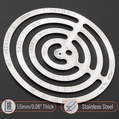 – Stainless Steel French Curve Rulers, Drawing & Drafting Tools with Circle, Cur