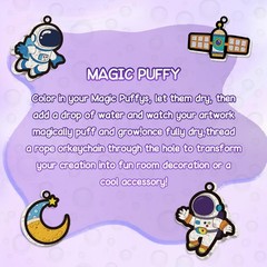 3D Art Craft Magic Puffy Paint Kit, Magic Foam Texture Painting Kit, 15 Mess-…