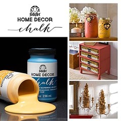 FolkArt 36022 Home Decor Chalk Furniture & Craft Paint in Assorted Colors, 8