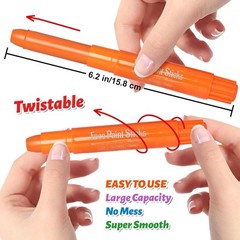 Easy-to-Use 12 Color Face Paint Crayons – Ideal for Parties & Festivals