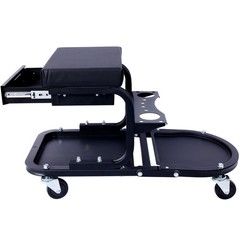 Heavy Duty Rolling Utility Cart with 3 Drawers & Storage Shelves for Garage W…