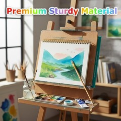 Artistic Watercolor Paper Pad – 5.5×8.5, 140lb with 30 Sheets for Creativity