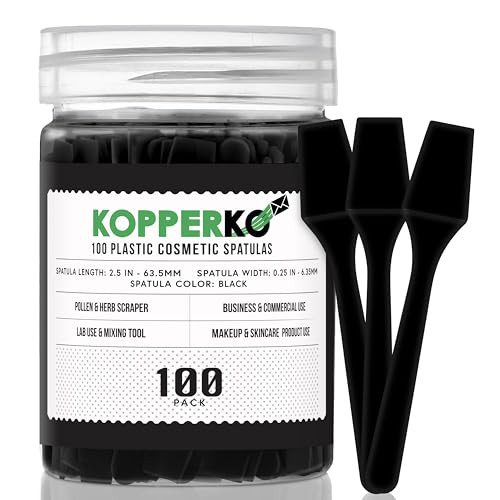 100 Pack 2.5 Inch Cosmetic Spatulas – Small Plastic Spatula for Cosmetics,