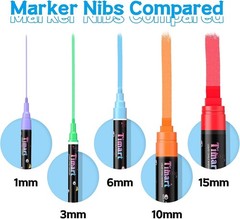 Eco-Friendly Chalk Markers – Jumbo 10mm Tip, 8 Pack