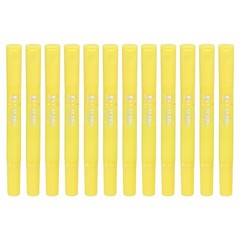 12 Pcs Tempera Paint Sticks, Long Paint Markers, Bright Yellow