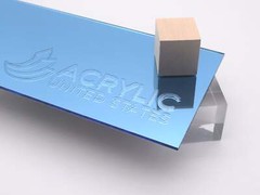 1/8″ Light Blue Mirror #1000 Acrylic Sheet