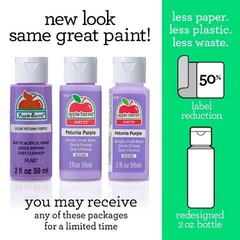 Matte Finish Acrylic Craft Paint Set for DIY Art Projects 12 Colors 2 fl oz Each