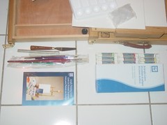 LOEW CORNELL 607 ART EASEL SET SKETCHBOX DRAWER ARTIST PAINTING PORTABLE SUPPLY
