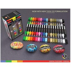 Double-Sided Acrylic Markers – Fine & Medium Tips