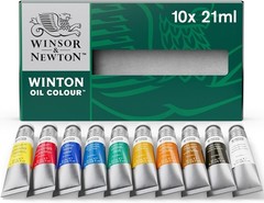 Winsor & Newton Winton Oil Paint – Basic Set, 10 Tubes