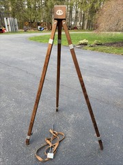 VTG Anco Bilt Easel Adjustable Tripod Stand Wood Art Painter Painting Ross