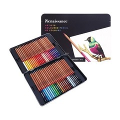 Renaissance Colored Pencils 48 Colors Single Head Drawing Coloring Art Painting