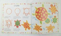 Animal Drawing Books basic primary how-to Lot of 2 Dover Usborne 1997 40+ animal