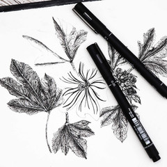 PIN Drawing Pen FINELINER Ultra FINE LINE Marker 0.05Mm Black Ink – [Pack of 3]