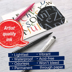 Calligraphy Pitt Artist Pen Set – 6 Subtle Toned Calligraphy Pens