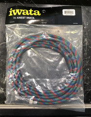 Iwata Airbrushes Braided RG-3 and W-100 Air Hose 10′ IWABT010 HH