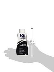 Rit Liquid Fabric Dye Black 8 Ounces, Pack of 3 3 Items,