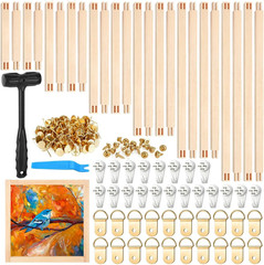 12 Pair（24 Pcs） Stretcher Bars for Needlework 6″/8″/10″/12″/14″/16″ Needlepoint