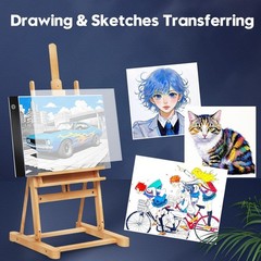 LED Light Up Tracing Board – A4 Portable Art Light Pad for Drawing & Tattooing